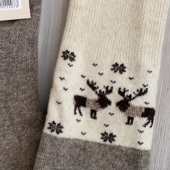 Organic 100% Sheep Wool Thigh High Socks - Picture 5 of 6